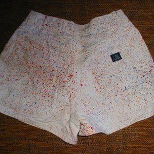 WRANGLER Paint Splatter Jean Shorts